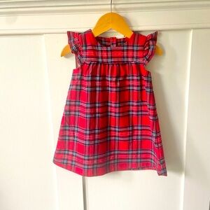 H&M Tartan Plain Holiday Dress